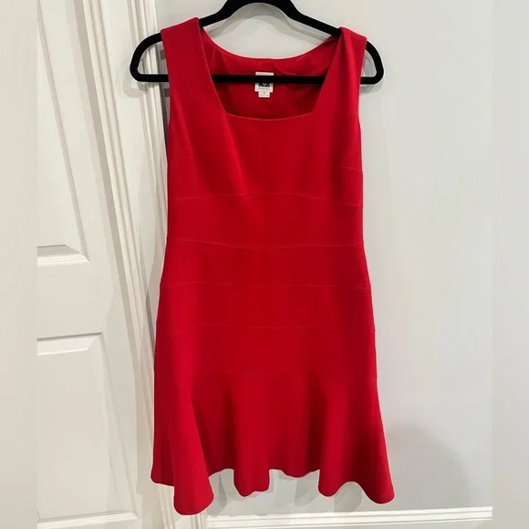 Anne Klein | Dresses | Anne Klein Red Dress | Poshmark